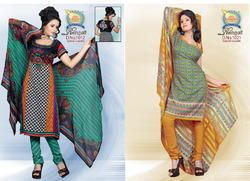 Appealing Butter Crepe Salwar Kameez