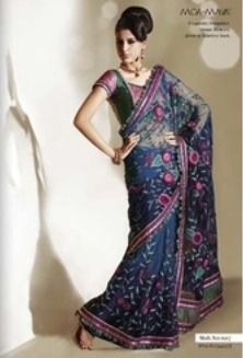 Floral Butta Designer Ladies Saree