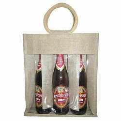 Jute Multi Wine Bag