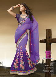 Designer Patch Work Saree