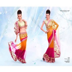 Embroidery Party Wear Sarees