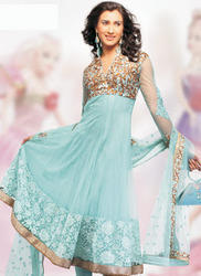 Stylish Printed Anarkali Suit