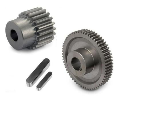 Spur Gear And Machine Key