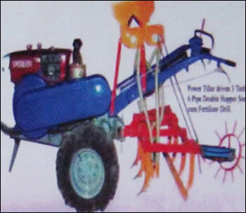 4 Row Seed Drill Machine