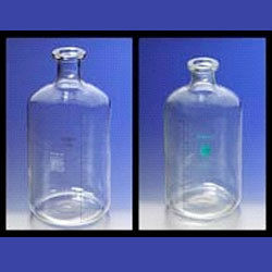 Laboratory Reagent Bottles - Glass Material, Ergonomic Shape with Stopper | Ideal for Liquid and Powder Chemical Storage