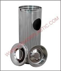 Stainless Steel Ash Can Bin And Ashtray Bin