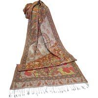 Printed Viscose Jacquard Stoles