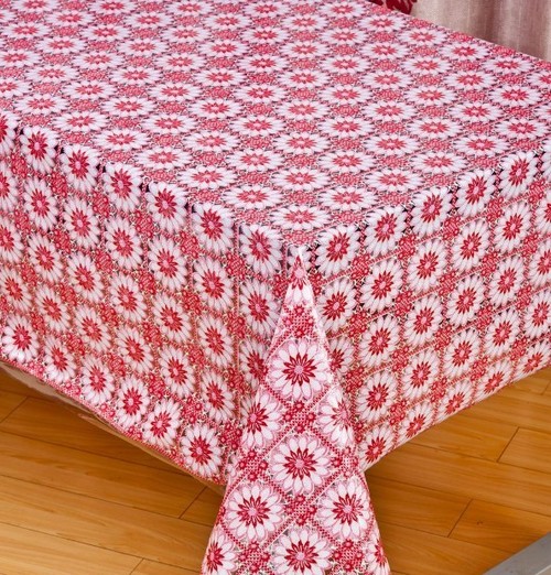 PVC Lace Table Cloth with Colorful Designs By Zhongshan Wulaer IMP. & EXP. Co., Ltd.