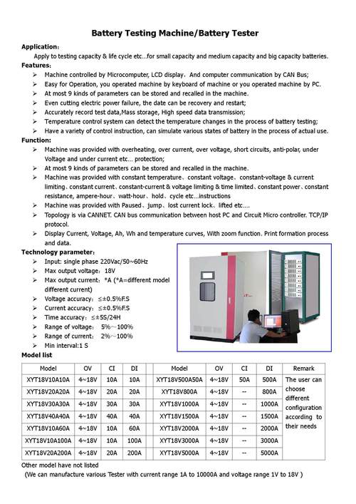 Battery Testing Machine