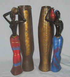 Resin African Ladies Idol