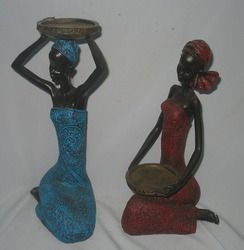 Resin African Ladies Statue