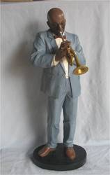 Resin Musician Sculpture