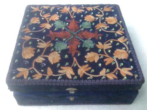 Embroidered Jewellery Box