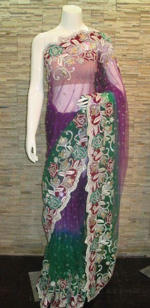 Designer Embroidered Sarees