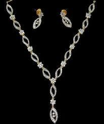 Diamond Necklace Set - High Quality Design, Ideal for Weddings and Festivals