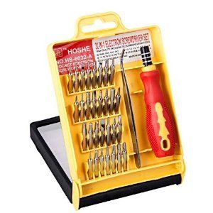 32 in 1 Screw Driver Set With Tweezer