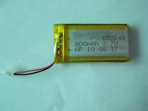  ली-आयन ली-पॉलिमर लिथियम बैटरी पैक (800mah) 