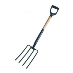 Metal Garden Fork with Handle