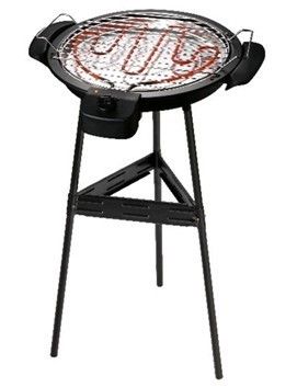 Standing Electric Barbecue Grill With Round Size