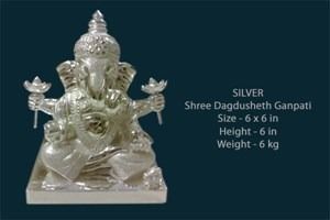 Silver Ganesh Statue