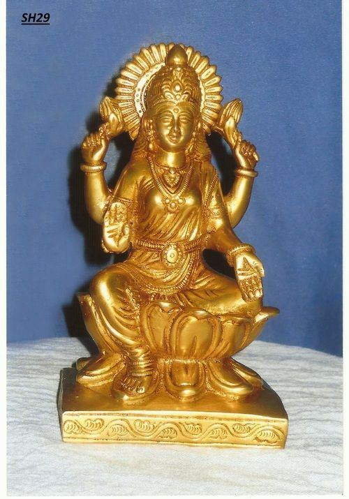 Brass Laxmi Statue