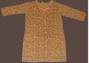 Ladies Hand Block Printed Kurti