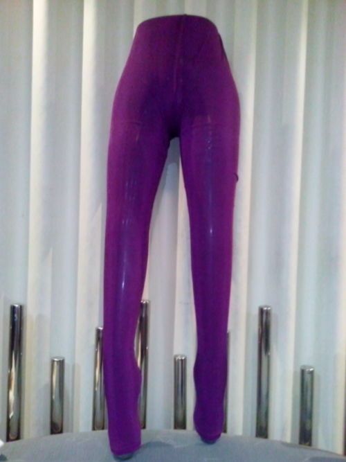 Purple Colour Female Leggings