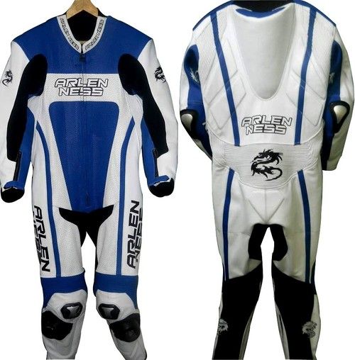 MC-MS-303 Arlen Ness Cowhide Leather Motorcycle Suit