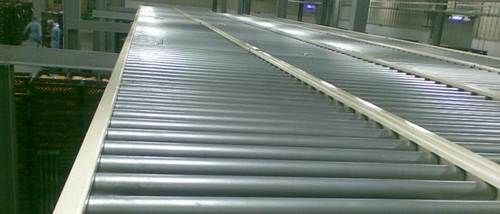 Roller Conveyor System - Durable Steel Construction | Versatile Accumulation, Flipping, Stacking, and Rotation Features