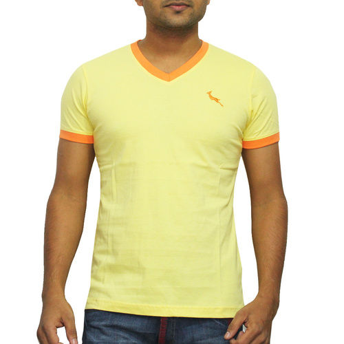 Yellow V-Neck T-Shirt