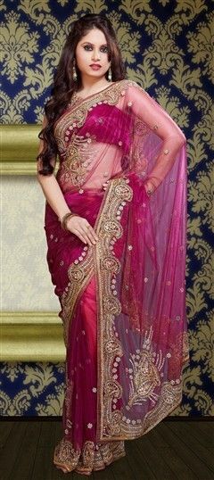 Designer Net Sarees