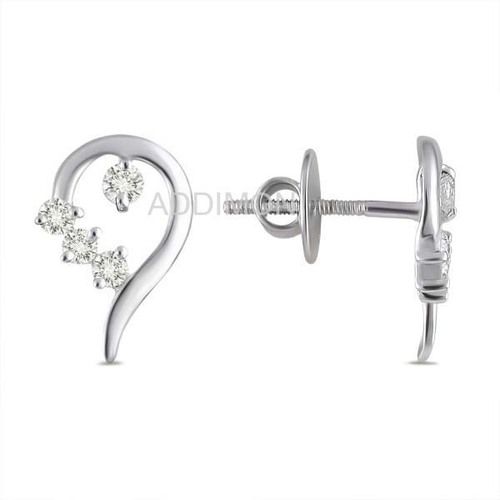 White Gold Budget Diamond Earrings