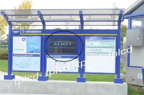 Outdoor Bus Digital Signage With Waterproof Enclosure