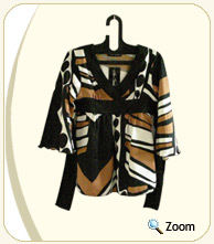 Printed Ladies Dressy Top