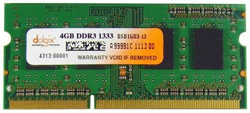 Dolgix Laptop Ddr3 4 Gb 1333mhz Pc3-10600 Memory Module