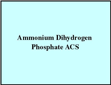 Ammonium Dihydrogen Phosphate Acs