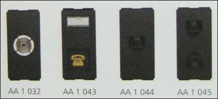 Tv Socket / Rj-11 Tel Jacks - 1module