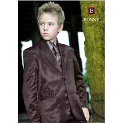 Boy Coffee Color Coat Suit