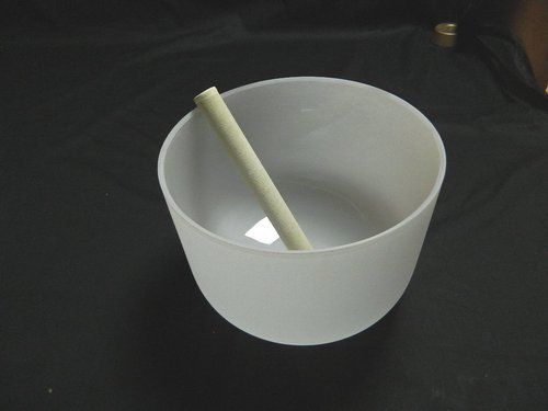 Frosted Crystal Singing Bowl Set