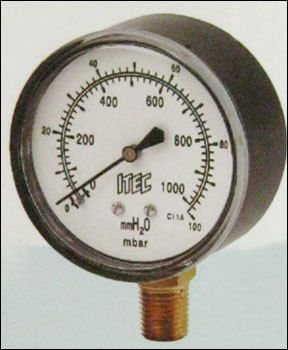 White And Blue Capsule Pressure Gauges (Model P200)