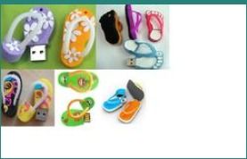 Flip Flop Silicon Rubber Pen Drive