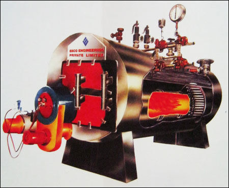 Multiple Pass Package Shell Boiler