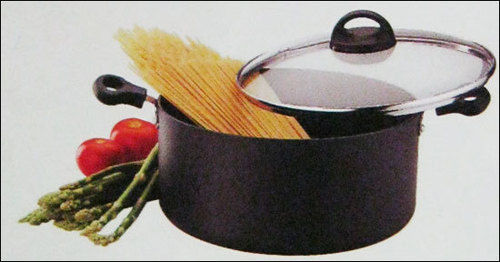 Hard Anodized Trendy Black Stew Pan