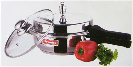 Stainless Steel Pressure Pan With Glass Lid