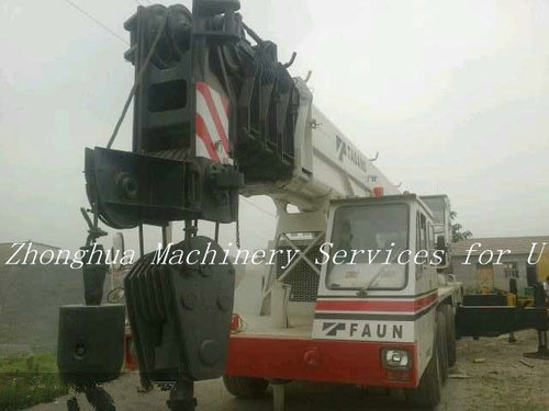 Used Liebherr 160 Ton Mobile Crane with Faun Chassis - 1996 White Wheeled Design, 160 Ton Capacity, Reliable Heavy Lifting, Efficient & Versatile