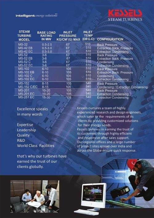 Extraction Condensing Steam Turbine