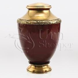 Artisan Brass Metal Cremation Urn