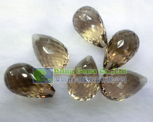 Natural Smoky Quartz Beads 6X8mm