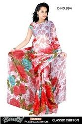 printed sarees