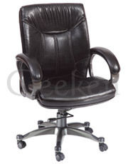 Black Leather President Chairs 